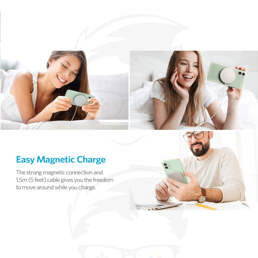 Anker PowerWave select+ Plus Magnetic Pad – Black Anker PowerWave select+ Plus Magnetic Pad – Black